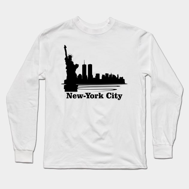 New-York City Long Sleeve T-Shirt by STARSsoft